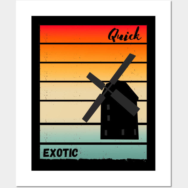 Quick Exotic - Quixotic Wall Art by SnarkSharks